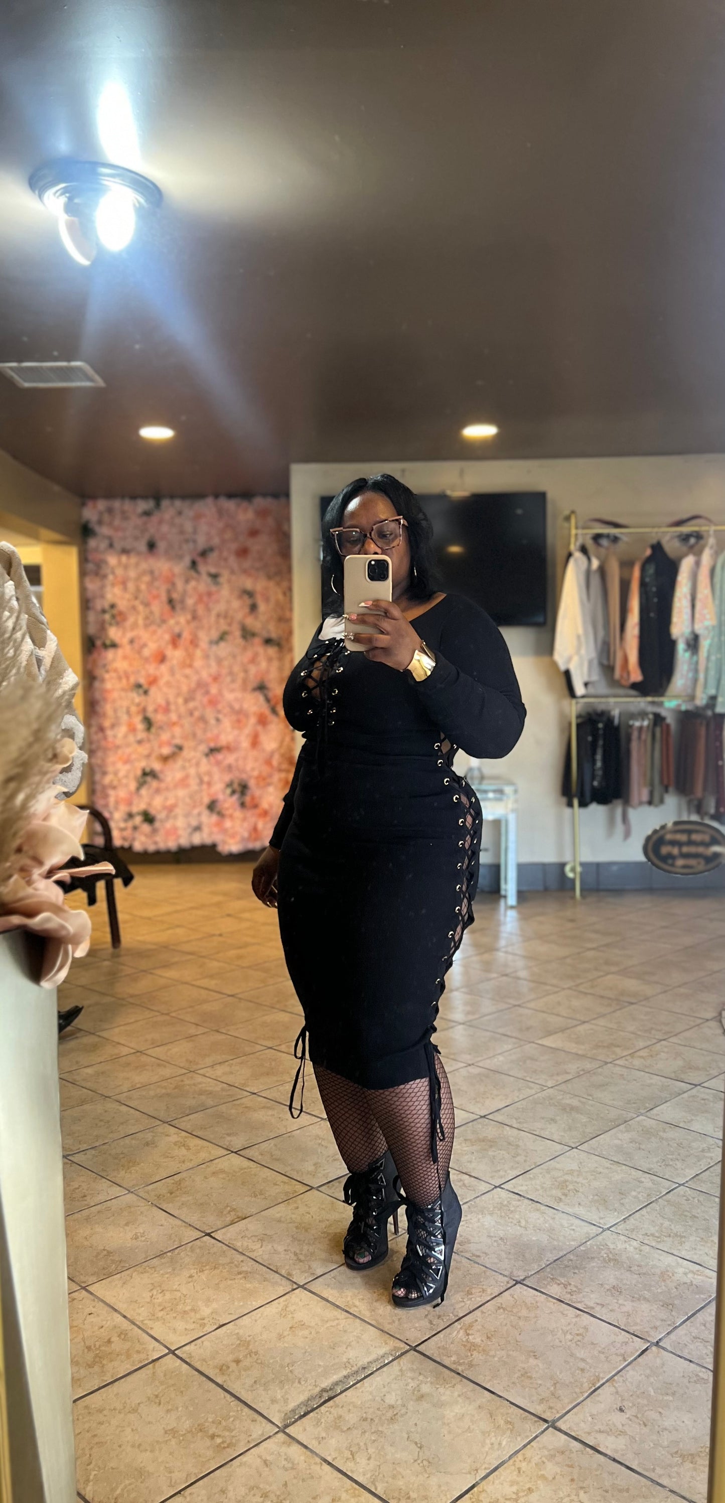 “Laced up” (dress)