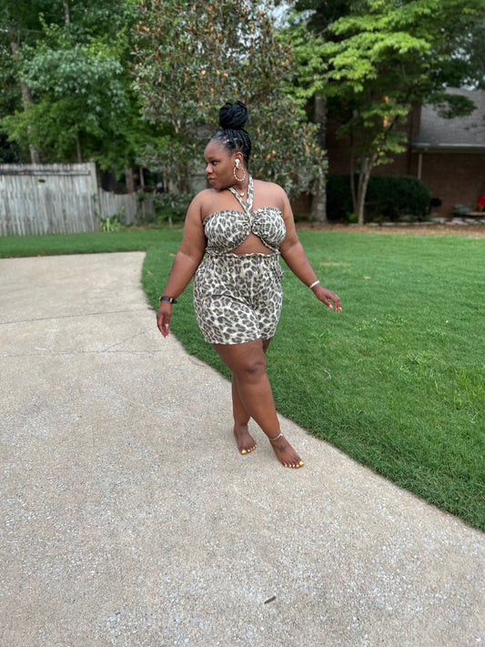 “Stone Age” (2piece set) plus size