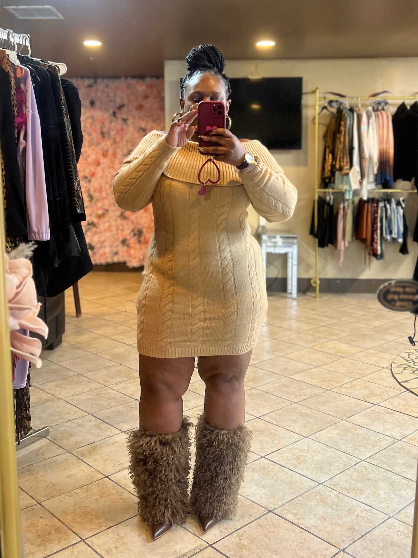 “Hot butter pecan” (dress)