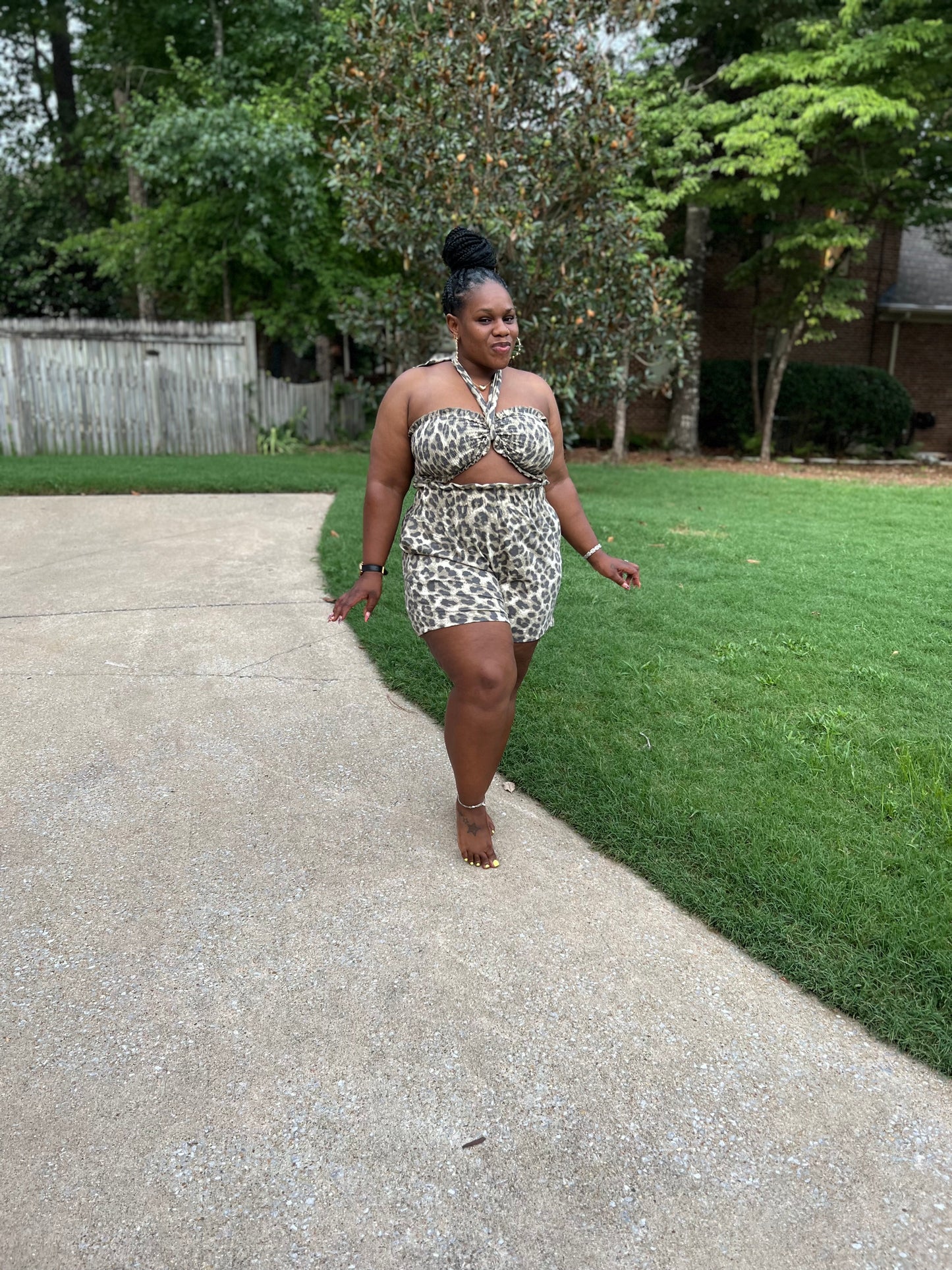 “Stone Age” (2piece set) plus size