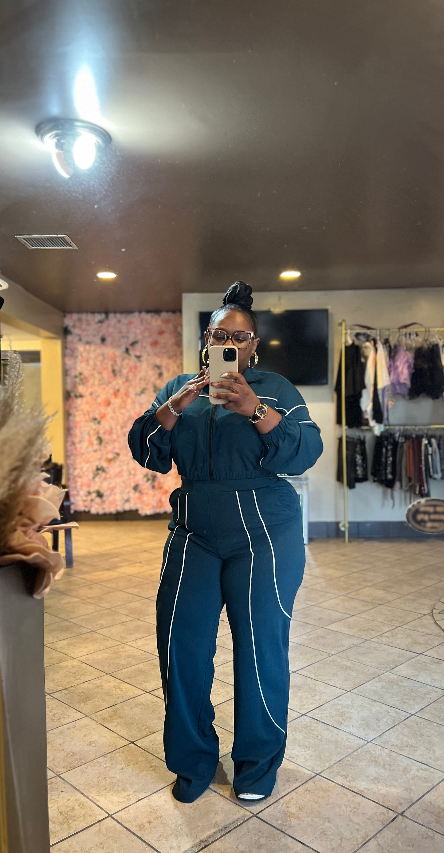 RESTOCK BROWN ONLY “Face card good” tracksuit (2piece set)