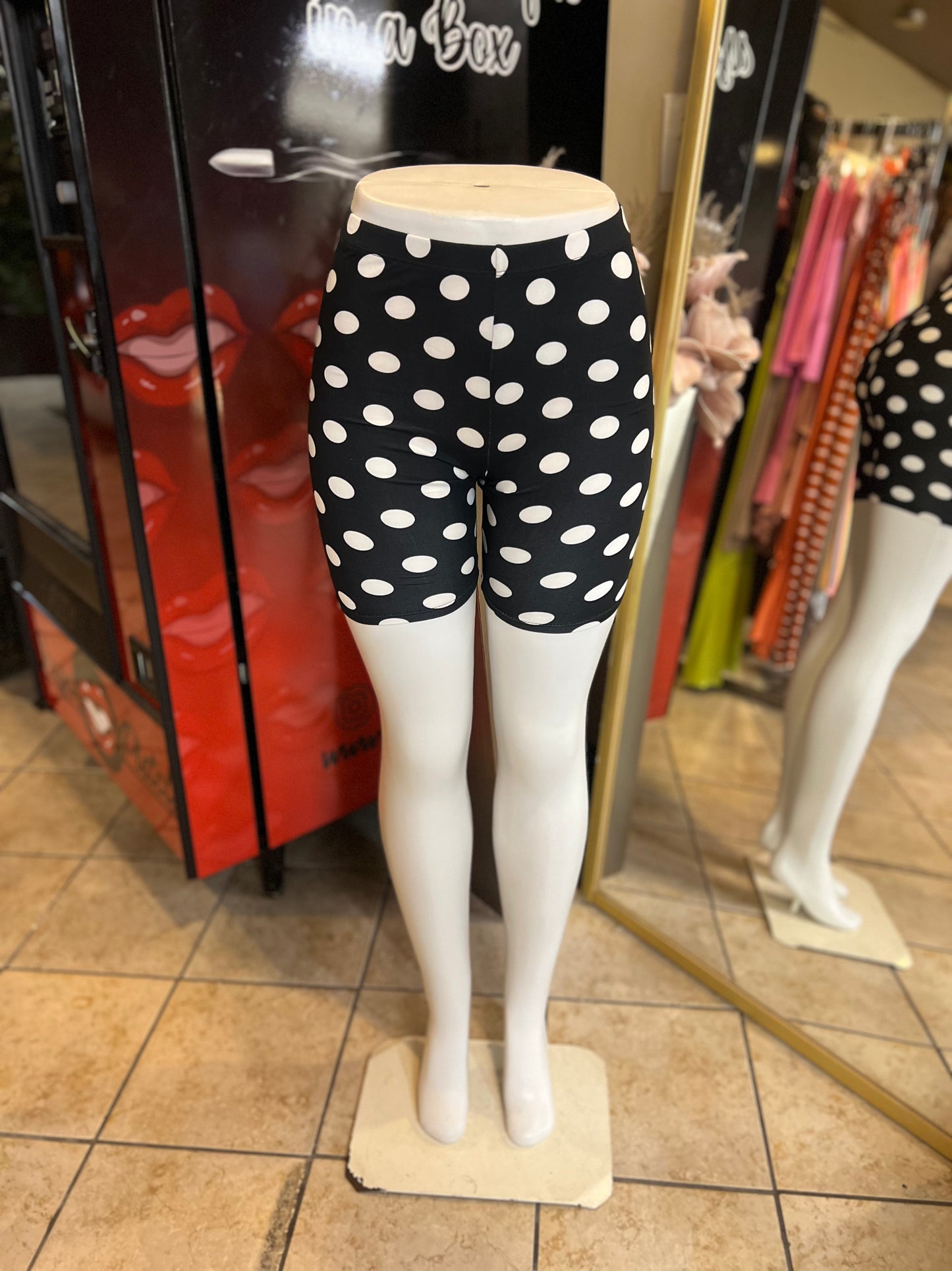“Polka Hottie” (biker shorts)