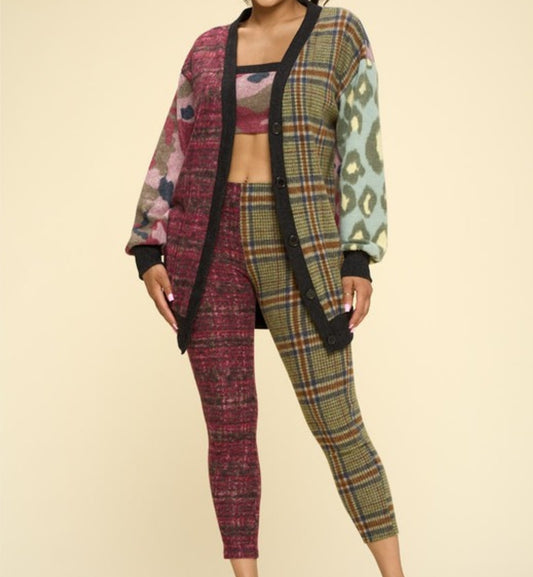 "Mad Plaids" 3 piece set